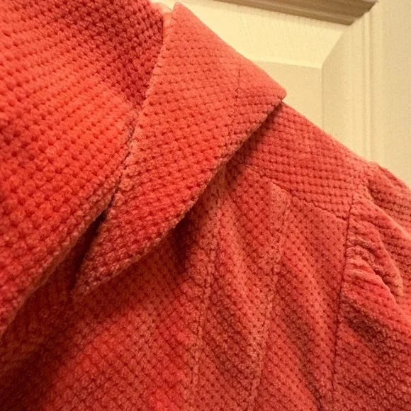 Idra Coral Corduroy Toggle Coat Size 4 – Faux Pockets - Picture 9 of 16